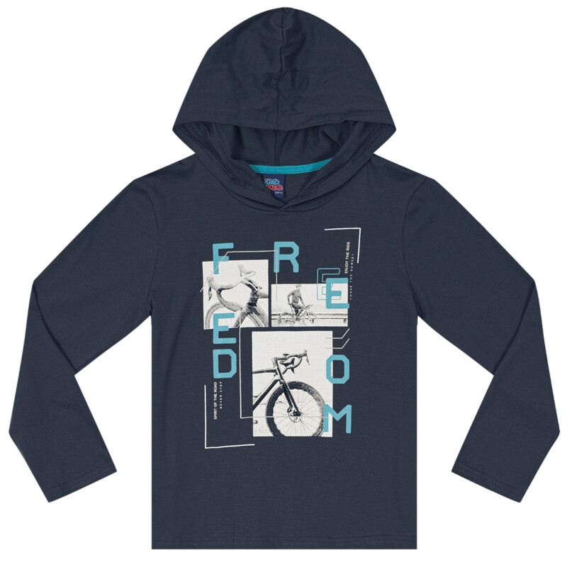 Remera Freedom Con Capucha Del 4 al 16 !