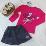 Conjunto con Short Pollera