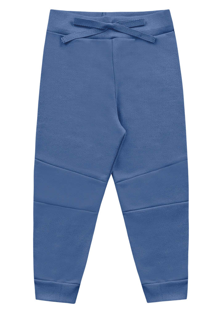 Pantalon Azul Piedra - Con Felpa