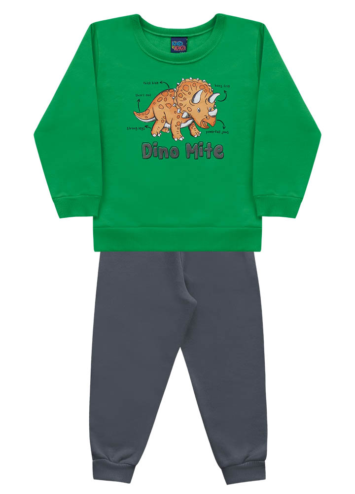 Conjunto Dino Mite - Con Felpa