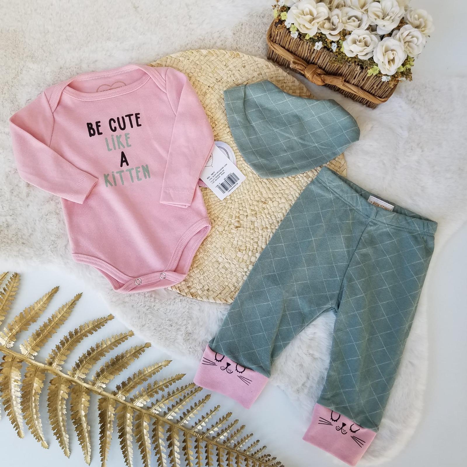 Conjunto Body + Pantalón + Bandana