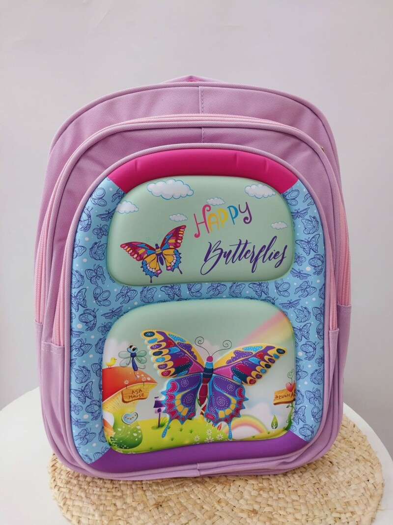 Mochila Diseño 3D - 3 Cierres - Tapa Dura - Asas Reforzadas 40 x 30 cm