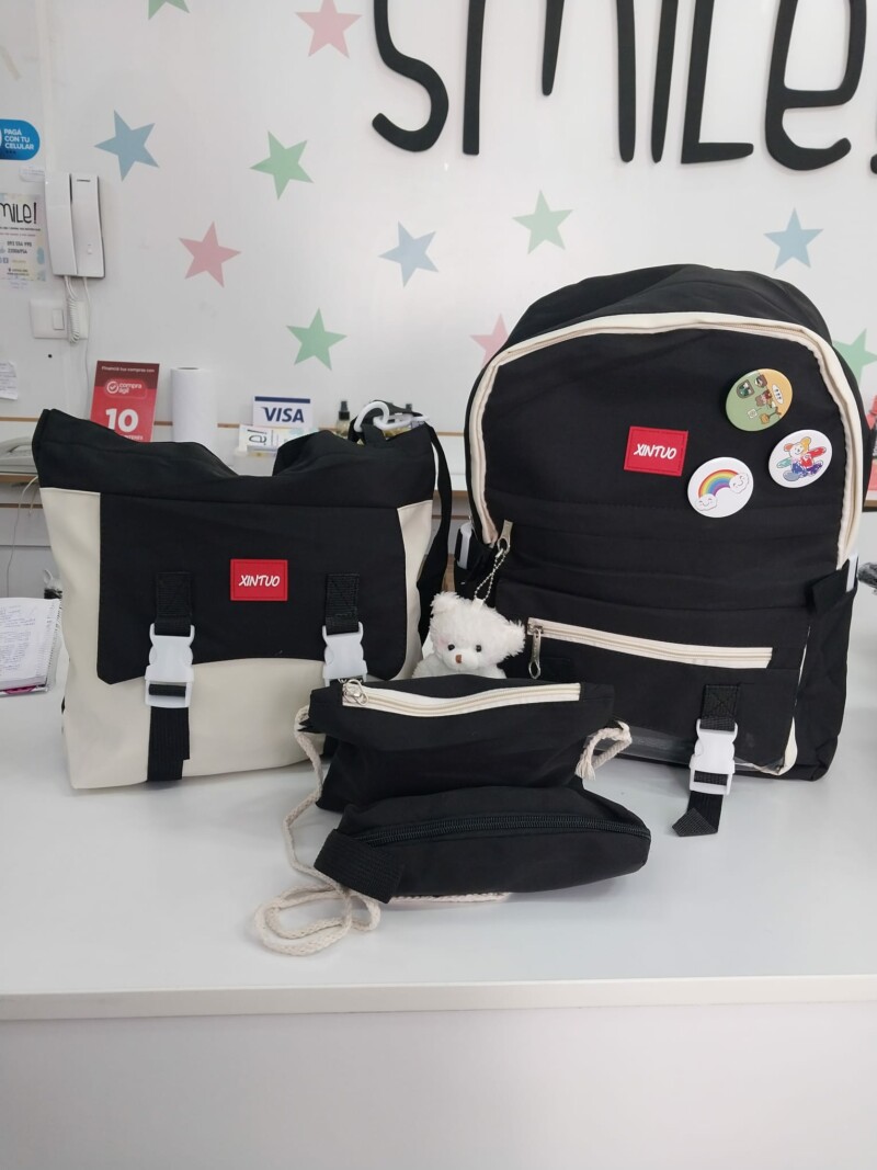 Set Mochila 4 pzas