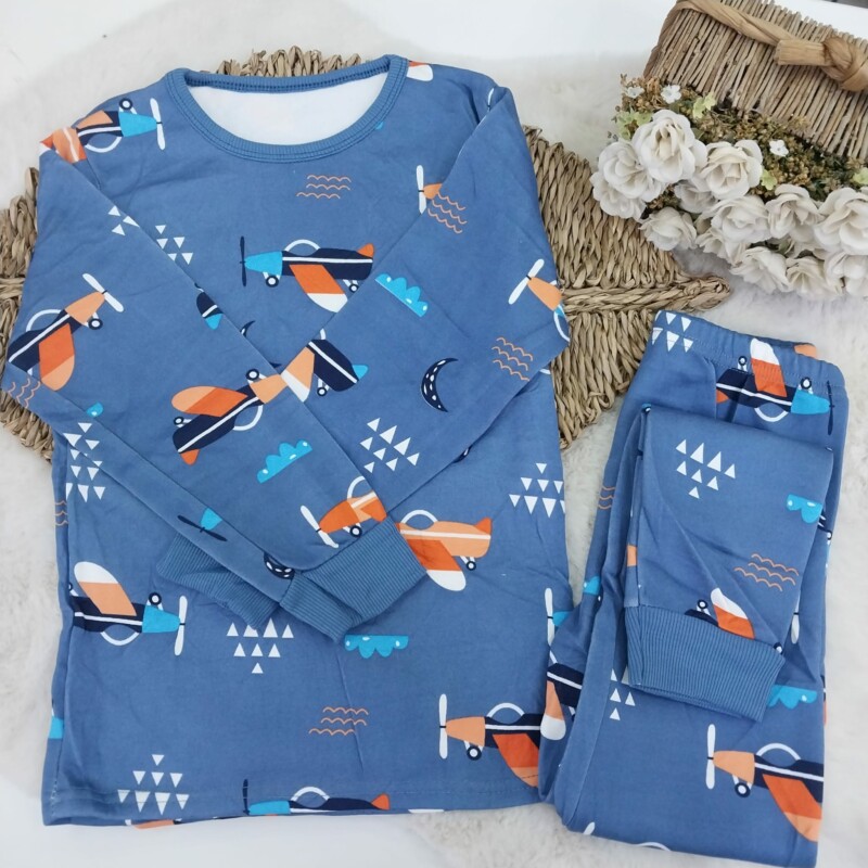 Pijama Algodón Térmico Avioneta
