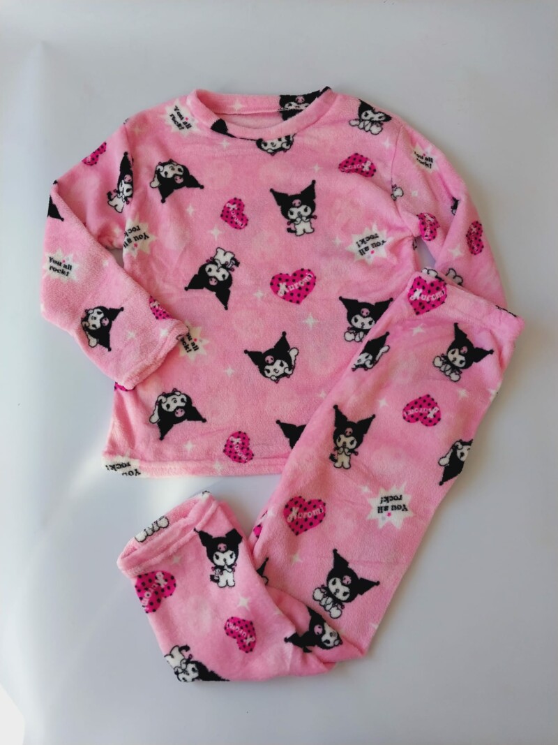 Pijama Peluche Kuromi Rock
