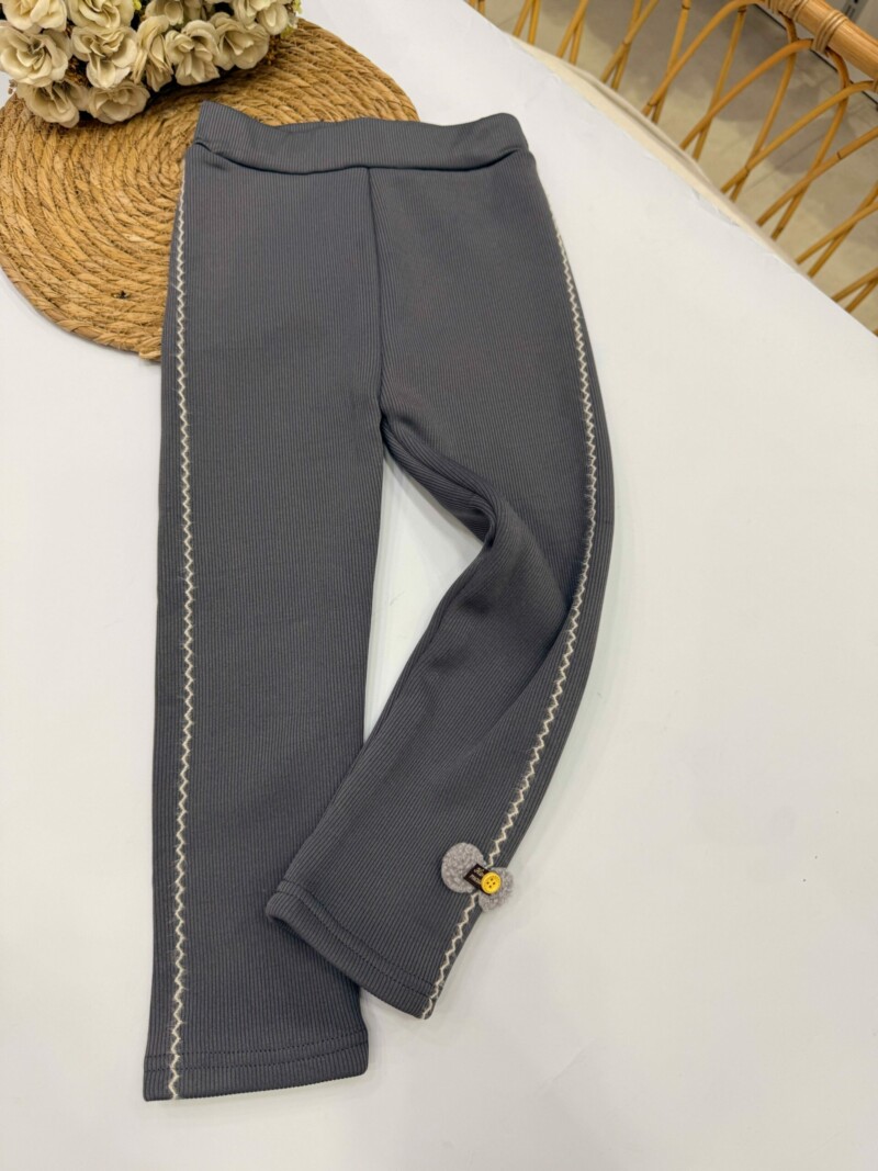 Calza Morley Termica con Polar Gris