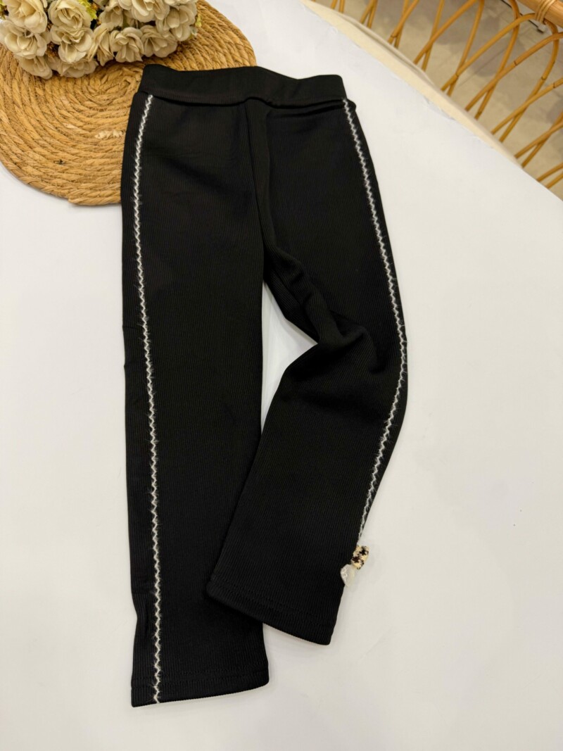 Calza Morley Termica con Polar Negro