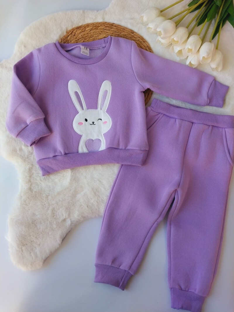 Conjunto 3pz Conejita  - Afelpado