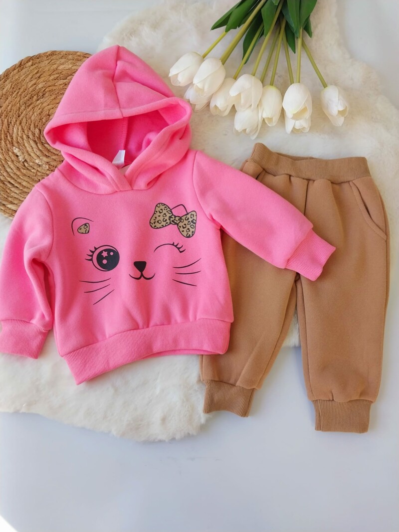 Conjunto 3pz Gatita - Afelpado